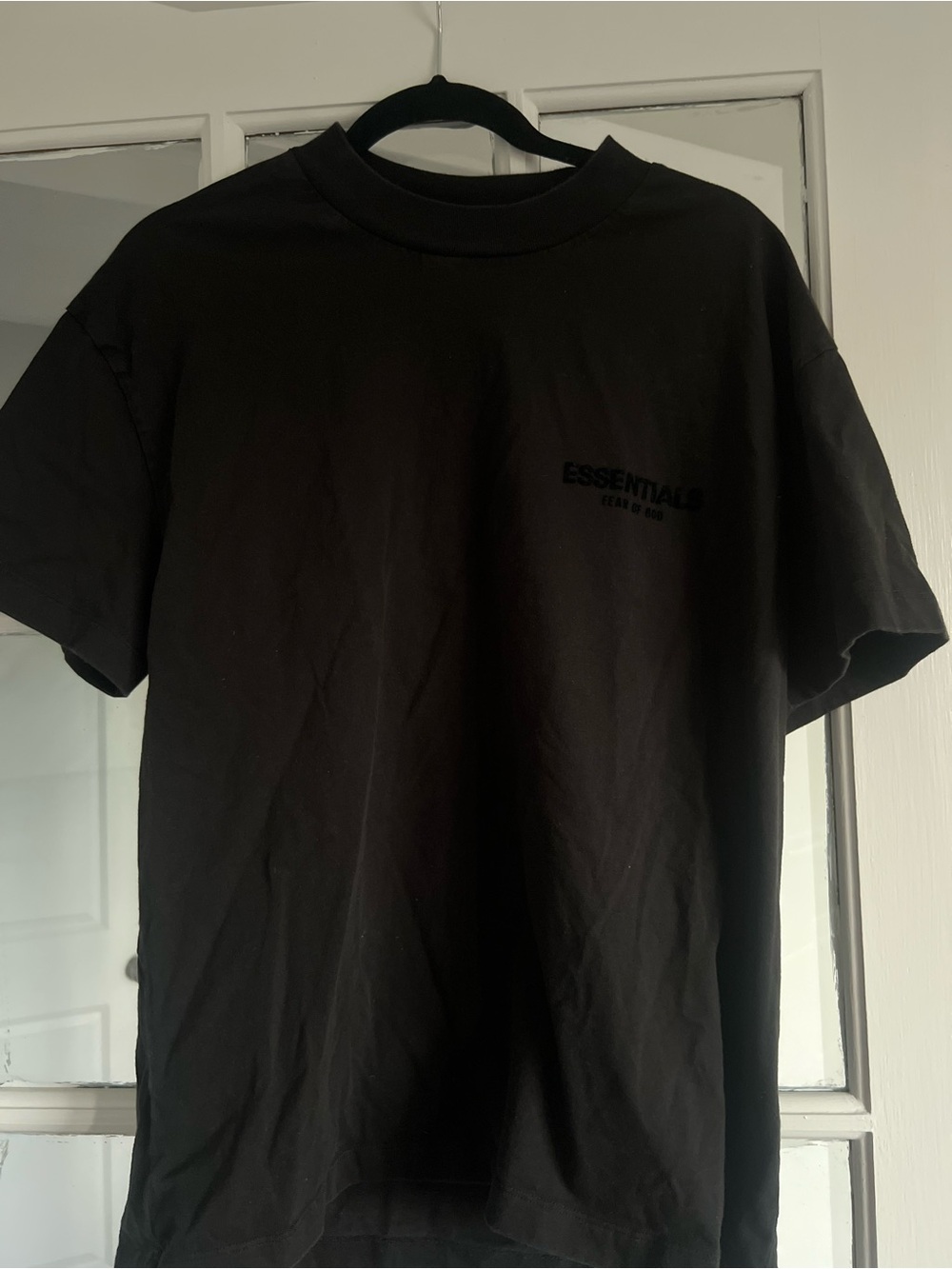 Essentials Men’s Black Short Sleeve Logo Tee